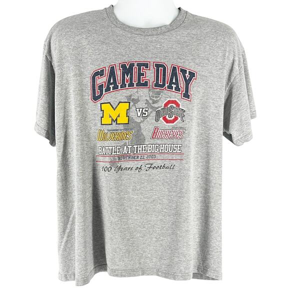 2003 Michigan Wolverines vs Ohio Buckeyes The Game tshirt - Picture 1 of 4